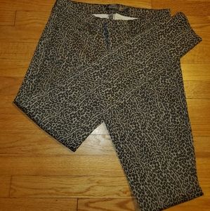 Paige Premium Denim Leopard Print Jean